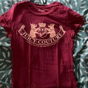 Juicy couture rhinestone tee